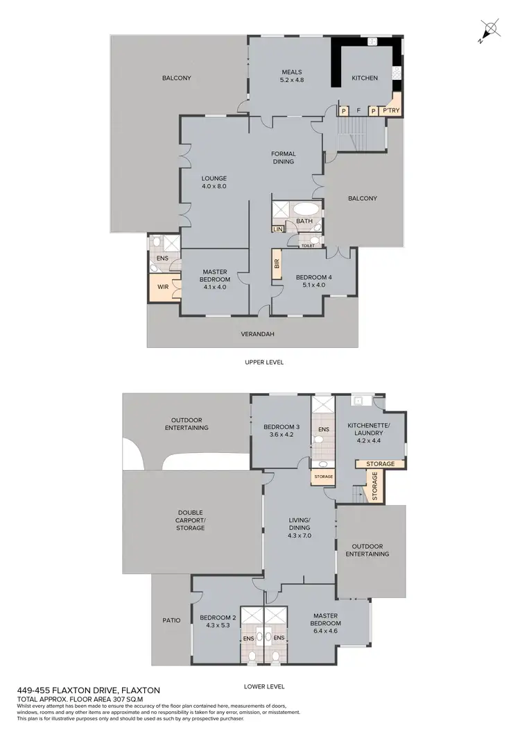 Floorplan of Homely house listing, 449-455 Flaxton Drive, Flaxton QLD 4560