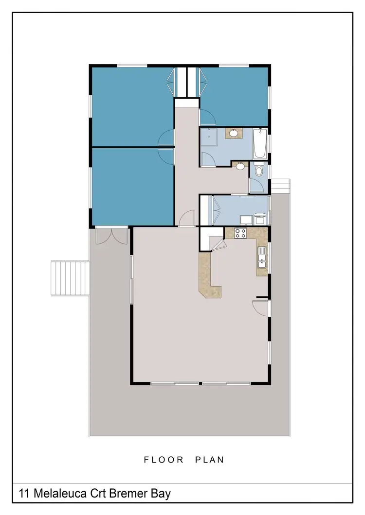 Floorplan of Homely house listing, 11 Melaleuca Court, Bremer Bay WA 6338