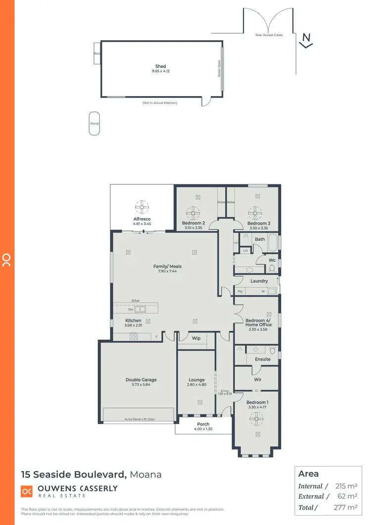 Floorplan of Homely house listing, 15 Seaside Boulevard, Moana SA 5169