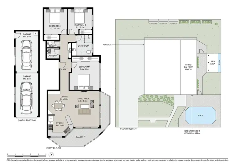 Floorplan of Homely apartment listing, 2/62 Cedar Crescent, East Ballina NSW 2478