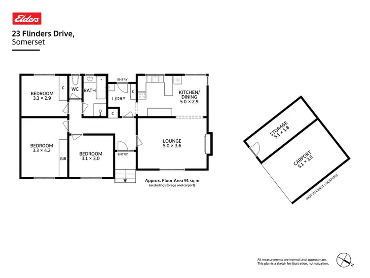 Floorplan of Homely house listing, 23 Flinders Drive, Somerset TAS 7322