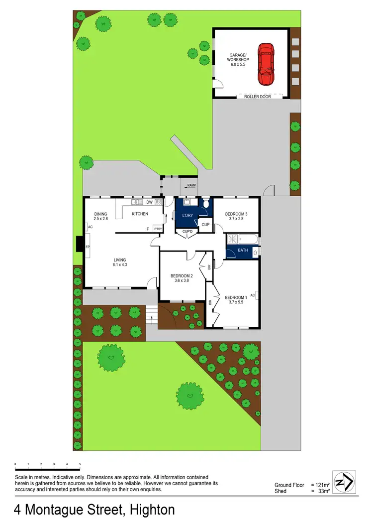 Floorplan of Homely house listing, 4 Montague Street, Highton VIC 3216