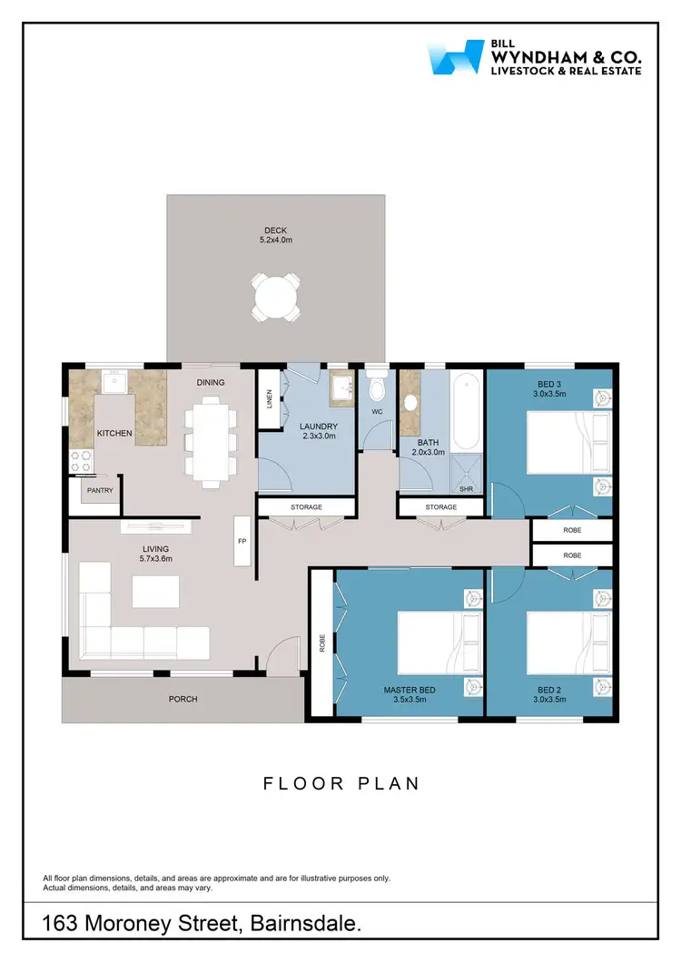 Floorplan of Homely house listing, 163 Moroney Street, Bairnsdale VIC 3875