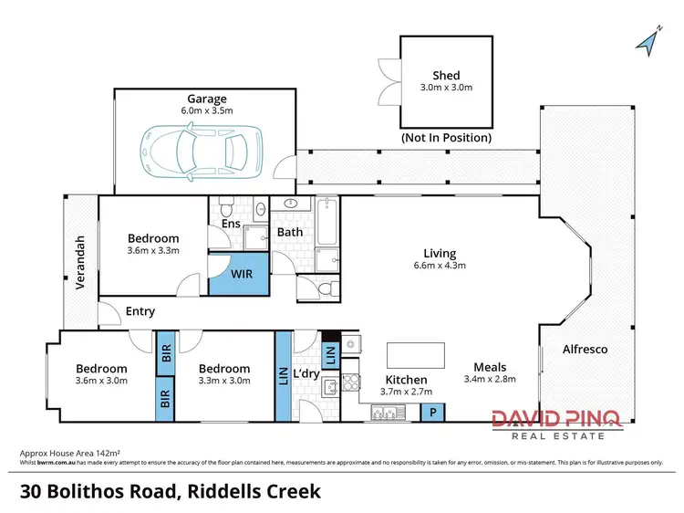 Floorplan of Homely house listing, 30 Bolithos Road, Riddells Creek VIC 3431
