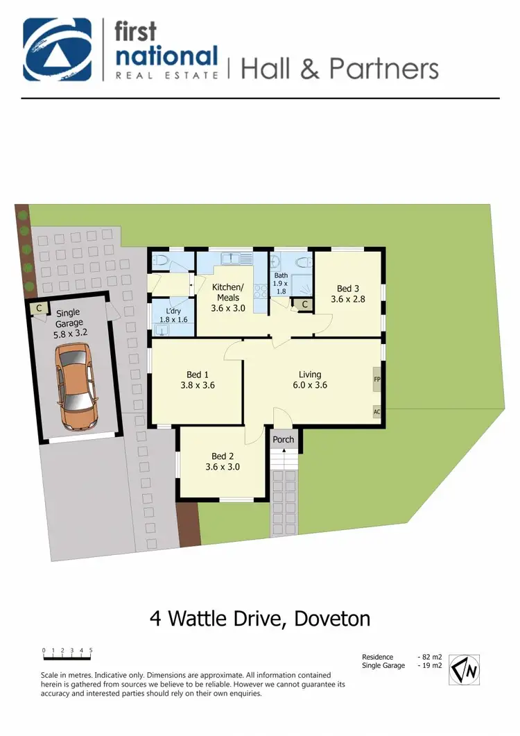 Floorplan of Homely house listing, 4 Wattle Drive, Doveton VIC 3177