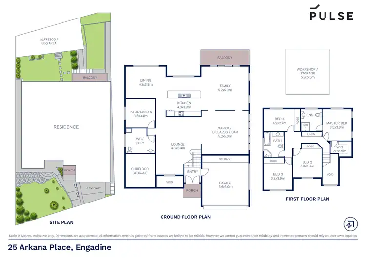 Floorplan of Homely house listing, 25 Arkana Place, Engadine NSW 2233