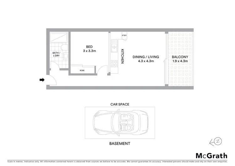 Floorplan of Homely apartment listing, 104/126 Chapel Street, St Kilda VIC 3182