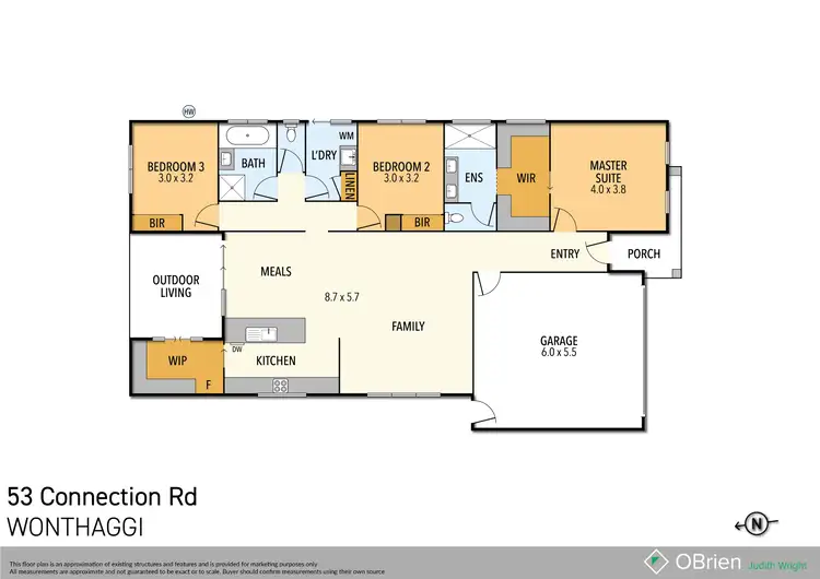 Floorplan of Homely house listing, 53 Connection Road, Wonthaggi VIC 3995