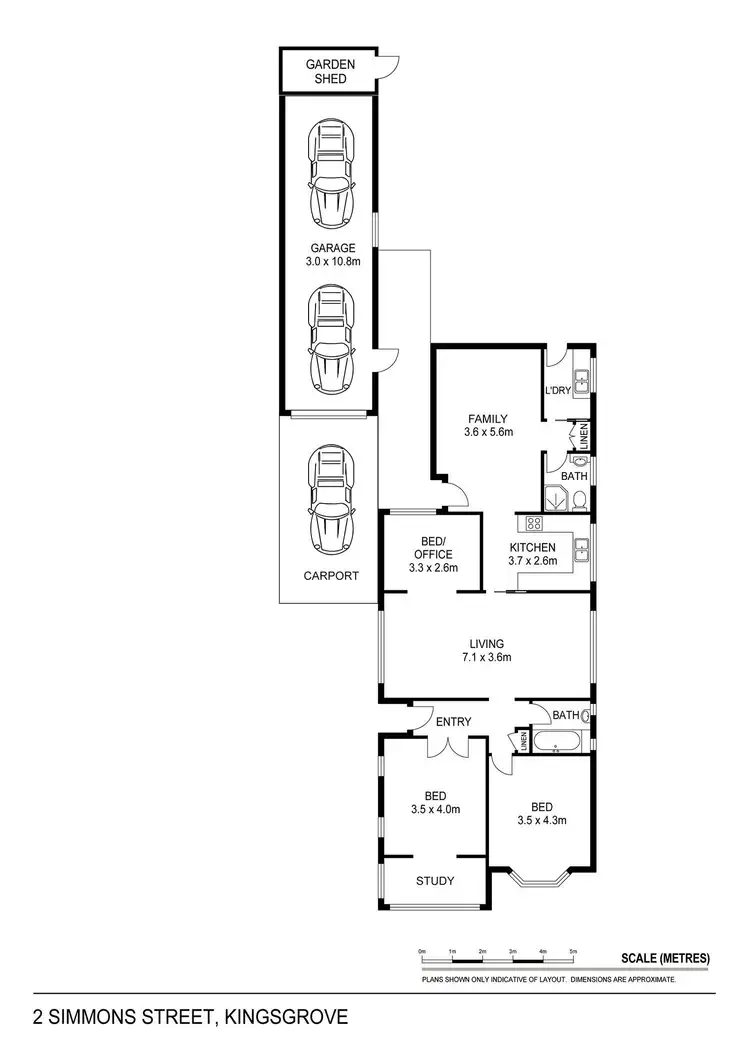 Floorplan of Homely house listing, 2 Simmons Road, Kingsgrove NSW 2208