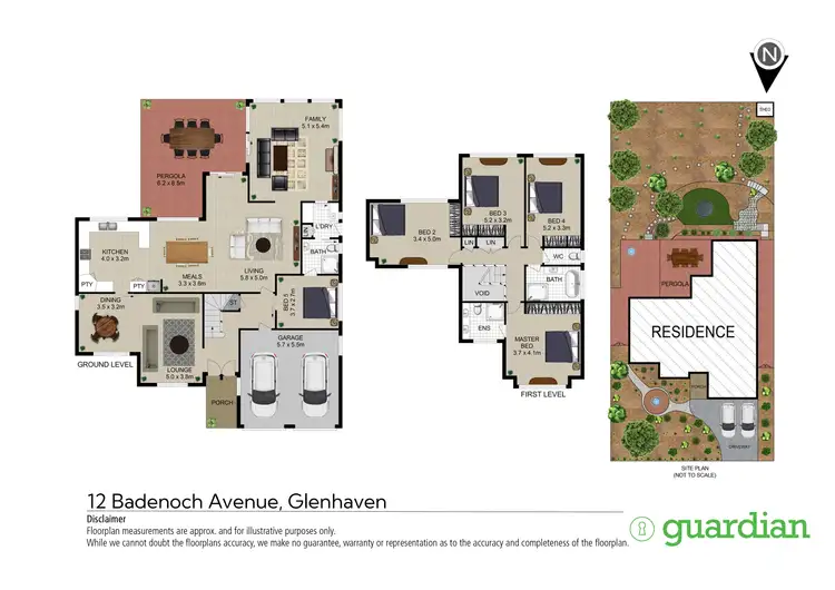 Floorplan of Homely house listing, 12 Badenoch Avenue, Glenhaven NSW 2156