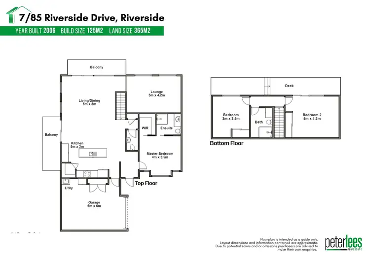 Floorplan of Homely unit listing, 7/85 Riverside Drive, Riverside TAS 7250