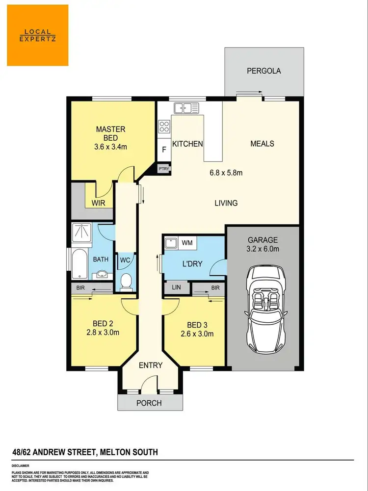 Floorplan of Homely house listing, 48/62 Andrew Street, Melton South VIC 3338