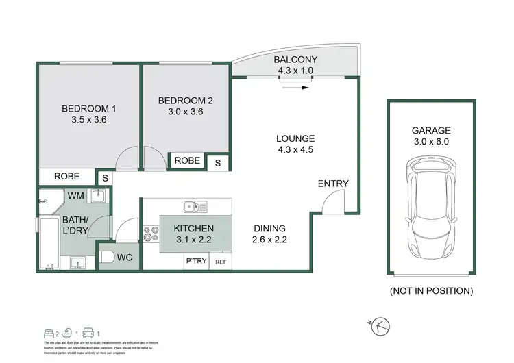 Floorplan of Homely unit listing, 6/49 Petrie Avenue, Marcoola QLD 4564