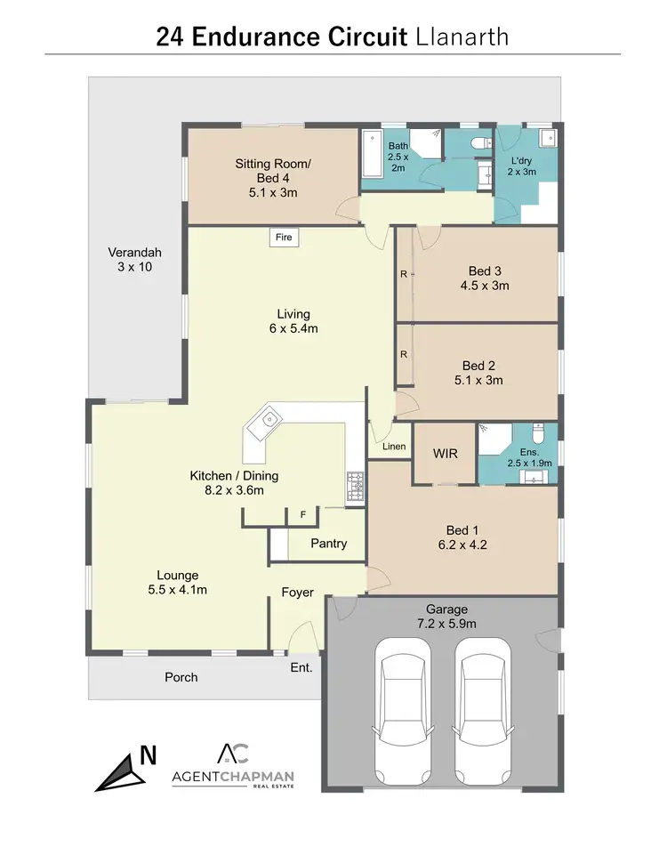 Floorplan of Homely house listing, 24 Endurance Court, Llanarth NSW 2795