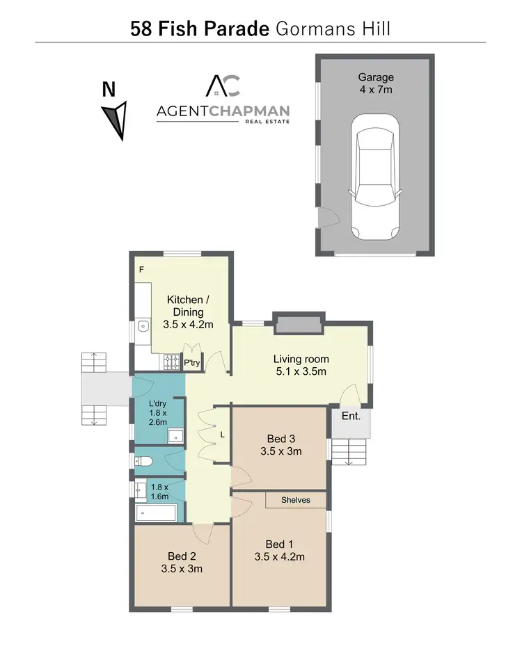 Floorplan of Homely house listing, 58 Fish Parade, Gormans Hill NSW 2795