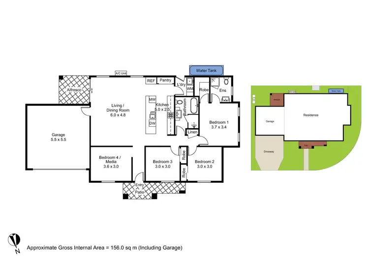 Floorplan of Homely house listing, 5 Stonebark Court, Greta NSW 2334