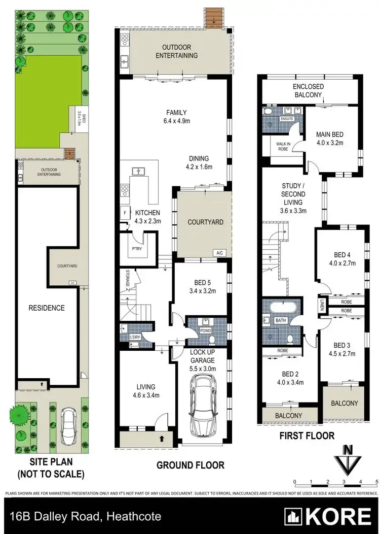 Floorplan of Homely semi-detached listing, 16B Dalley Road, Heathcote NSW 2233