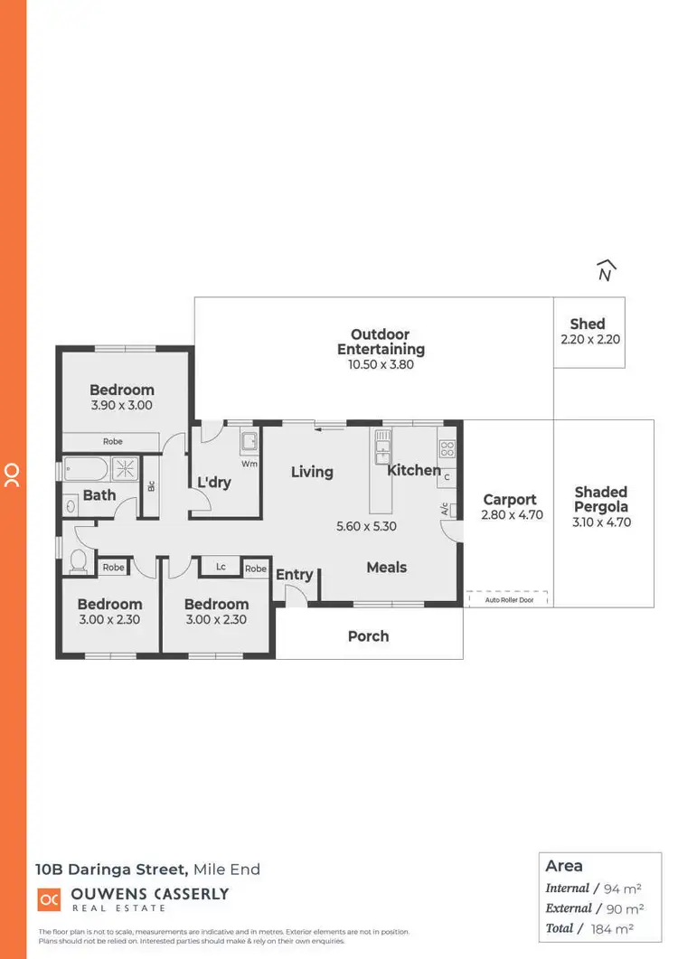 Floorplan of Homely house listing, 10B Daringa Street, Mile End SA 5031