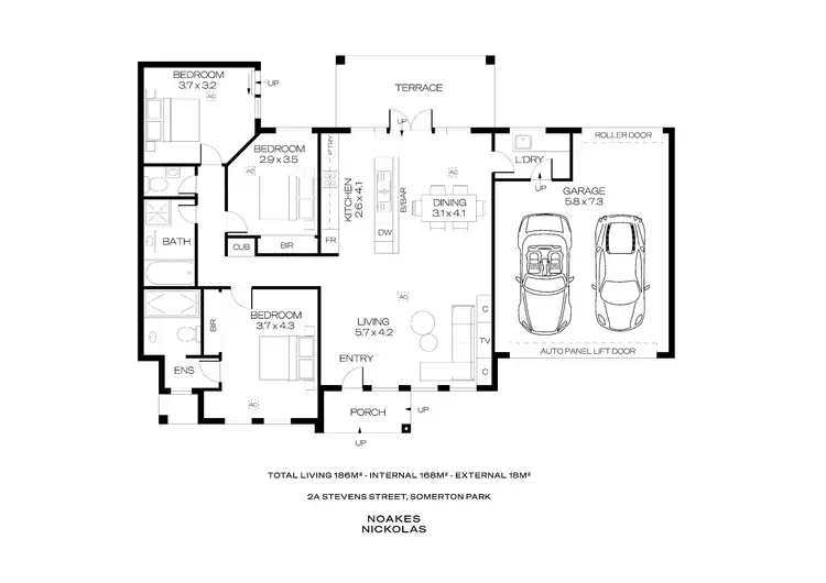 Floorplan of Homely house listing, 2A Stevens Street, Somerton Park SA 5044