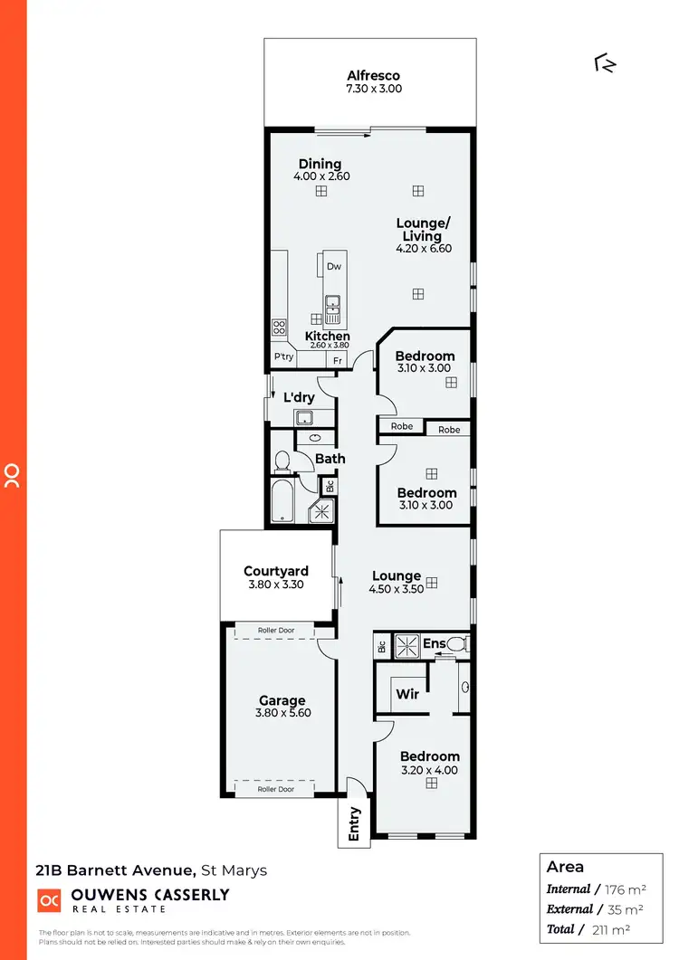 Floorplan of Homely house listing, 21B Barnett Avenue, St Marys SA 5042