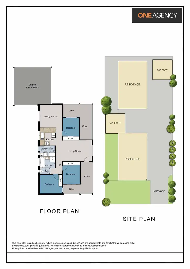 Floorplan of Homely block of units listing, 19 Perry Street, Euston NSW 2737