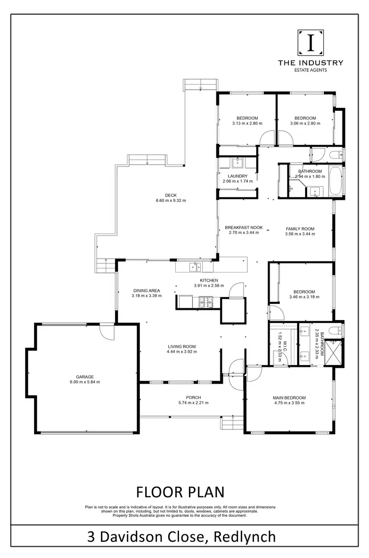Floorplan of Homely house listing, 3 Davidson Close, Redlynch QLD 4870