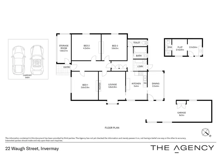 Floorplan of Homely house listing, 22 Waugh Street, Invermay TAS 7248