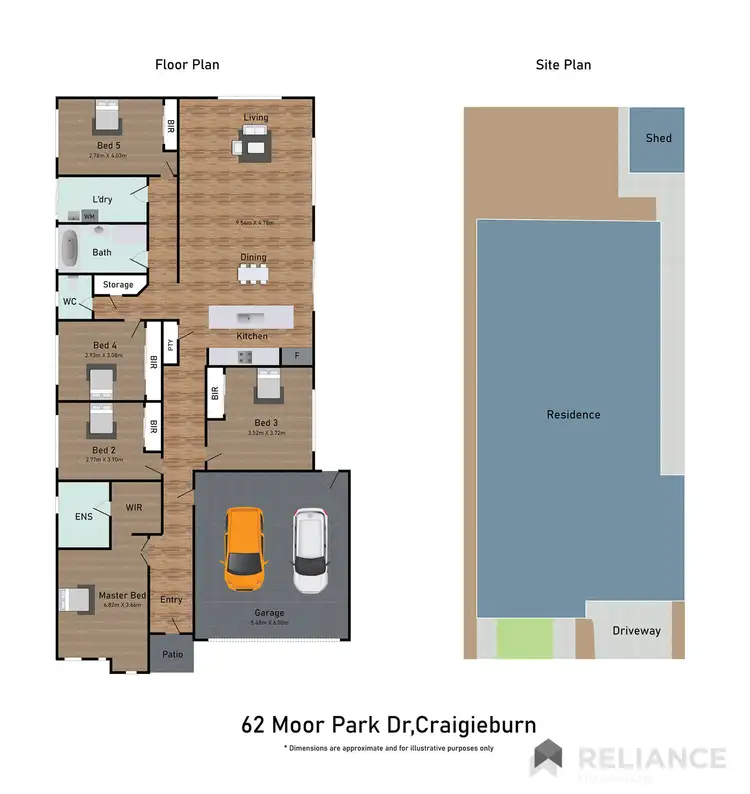 Floorplan of Homely house listing, 62 Moor Park Drive, Craigieburn VIC 3064