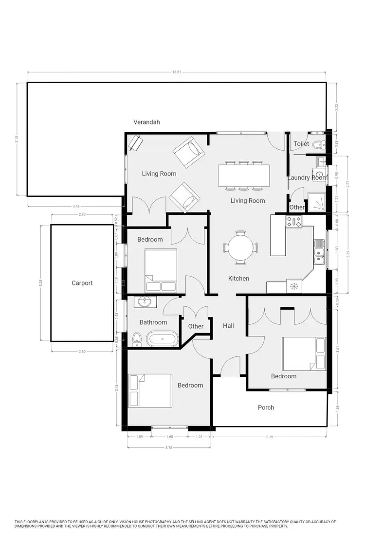 Floorplan of Homely house listing, 107 Game Street, Merbein VIC 3505