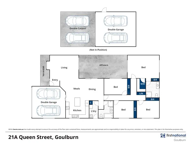 Floorplan of Homely house listing, 21a Queen Street, Goulburn NSW 2580