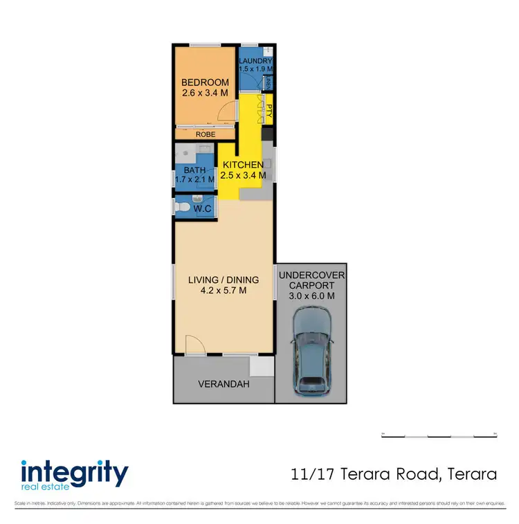 Floorplan of Homely house listing, 11/17 Terara Road, Terara NSW 2540
