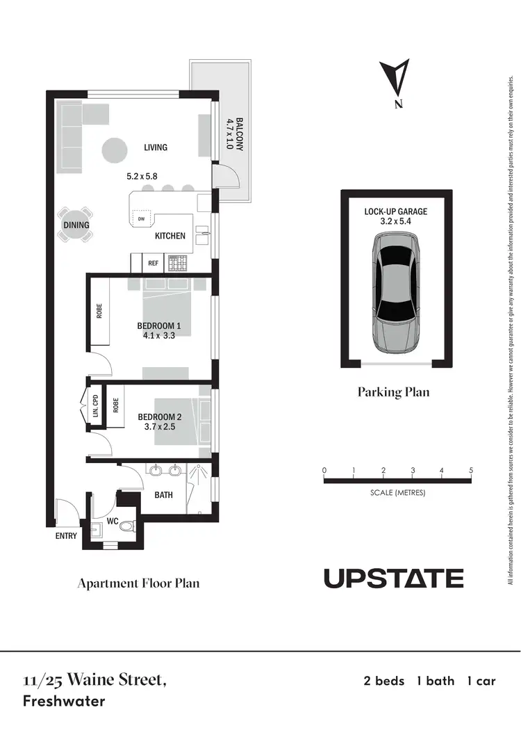 Floorplan of Homely apartment listing, 11/25 Waine Street, Freshwater NSW 2096