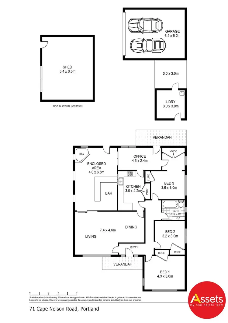 Floorplan of Homely house listing, 71 Cape Nelson Road, Portland VIC 3305