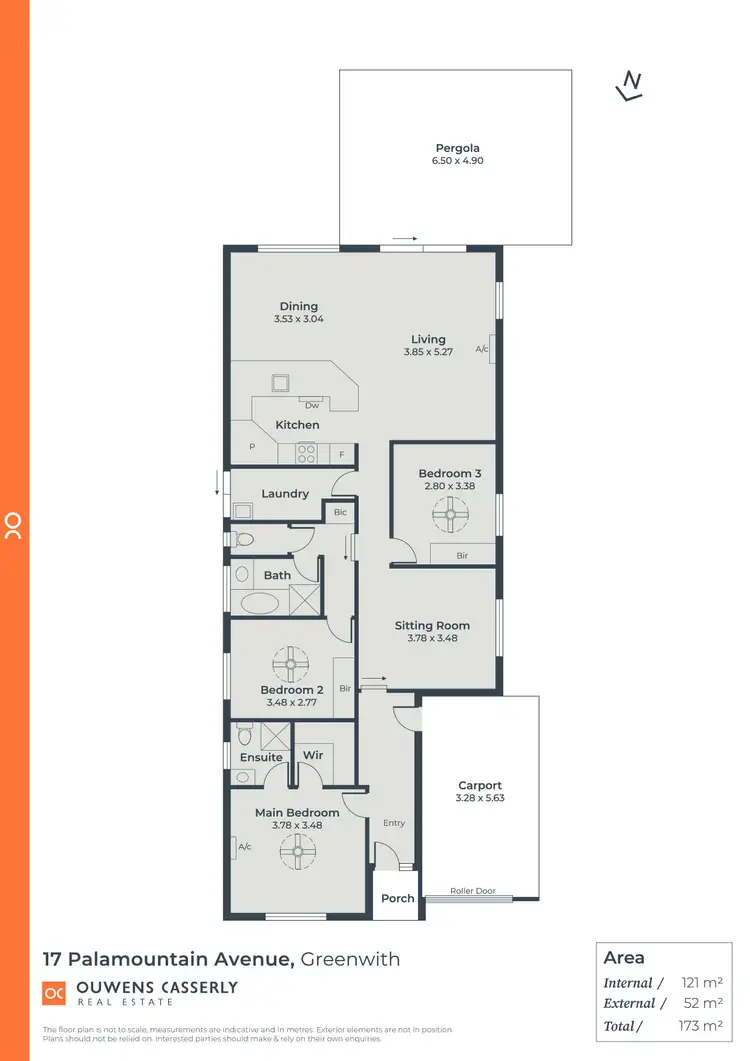 Floorplan of Homely house listing, 17 Palamountain Avenue, Greenwith SA 5125