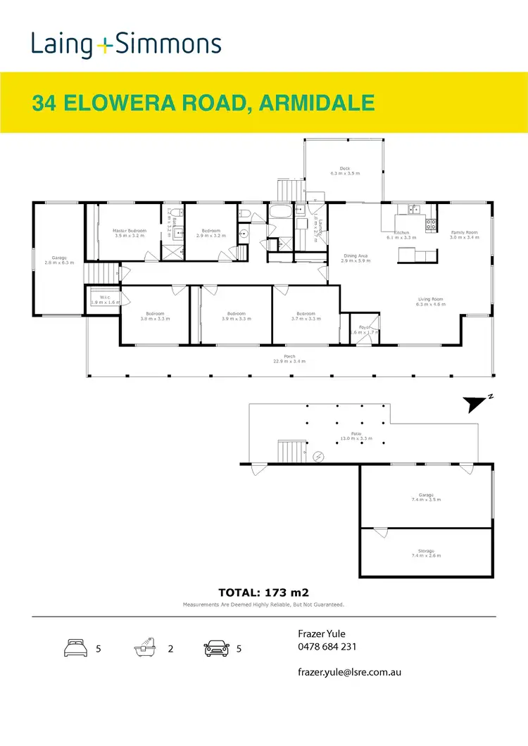 Floorplan of Homely house listing, 34 Elowera Road, Armidale NSW 2350