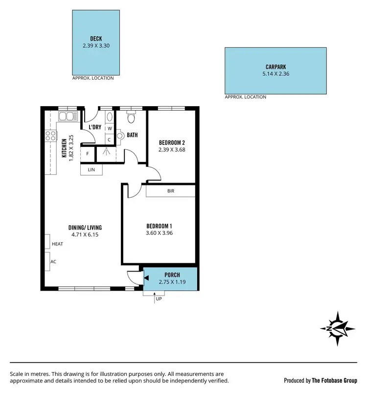 Floorplan of Homely unit listing, 2/314-316 Main South Road, Morphett Vale SA 5162