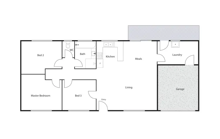 Floorplan of Homely townhouse listing, 2/1-7 Torpy Place, Jerrabomberra NSW 2619