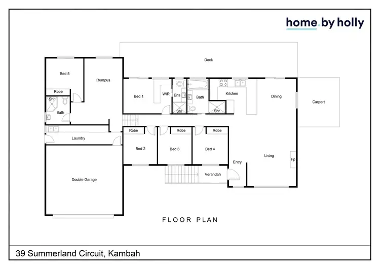 Floorplan of Homely house listing, 39 Summerland Circuit, Kambah ACT 2902