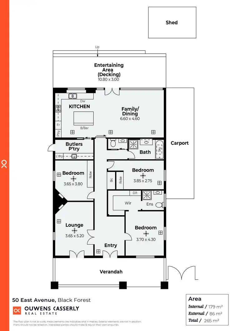 Floorplan of Homely house listing, 50 East Avenue, Black Forest SA 5035