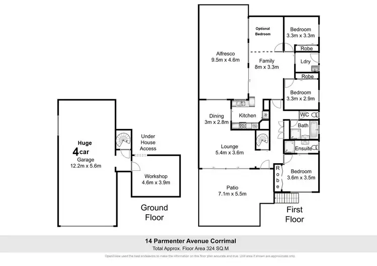 Floorplan of Homely house listing, 14 Parmenter Avenue, Corrimal NSW 2518