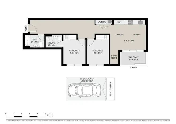 Floorplan of Homely apartment listing, 105/27-31 Herbert Street, St Kilda VIC 3182