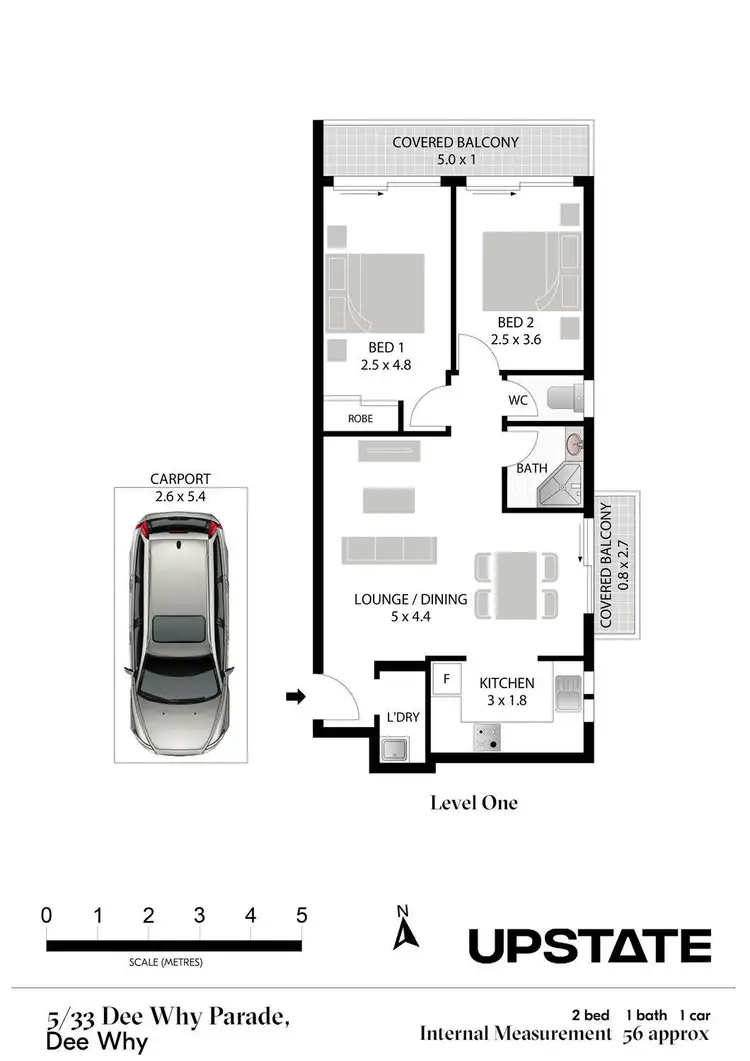 Floorplan of Homely apartment listing, 5/33 Dee Why Parade, Dee Why NSW 2099