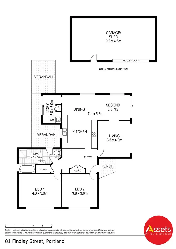 Floorplan of Homely house listing, 81 Findlay Street, Portland VIC 3305