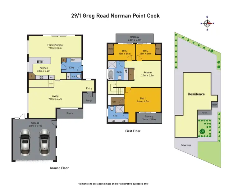Floorplan of Homely house listing, 29/1 Greg Norman Drive, Point Cook VIC 3030