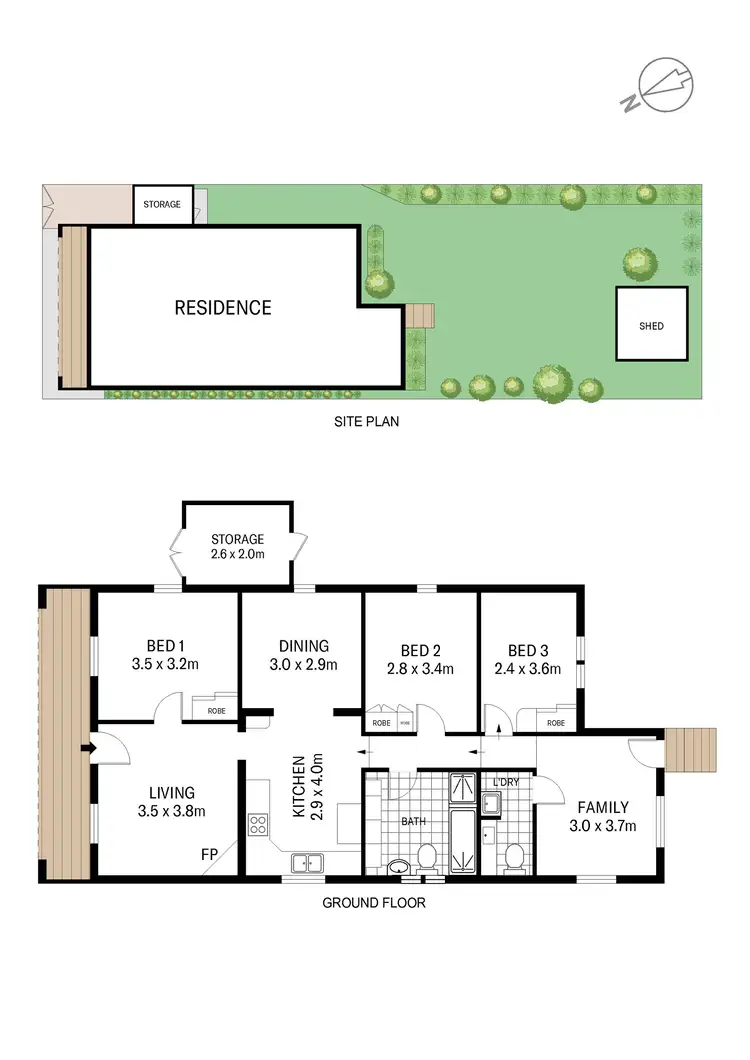 Floorplan of Homely house listing, 28 Wentworth Street, Tempe NSW 2044