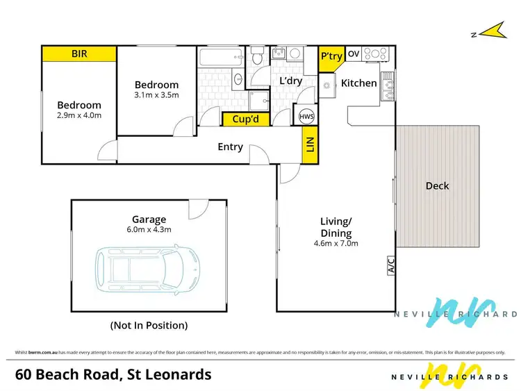 Floorplan of Homely house listing, 60 Beach Road, St Leonards VIC 3223
