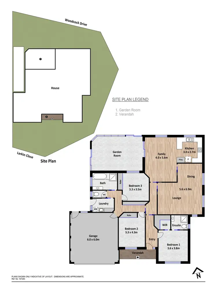 Floorplan of Homely house listing, 2 Larkin Close, Gordon ACT 2906