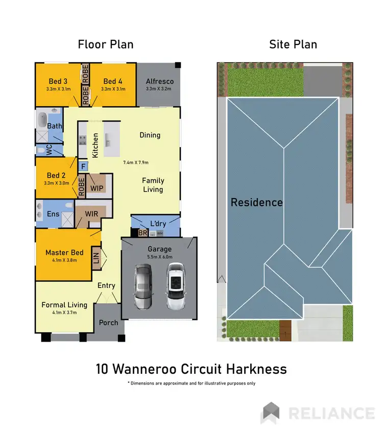 Floorplan of Homely house listing, 10 Wanneroo Circuit, Harkness VIC 3337