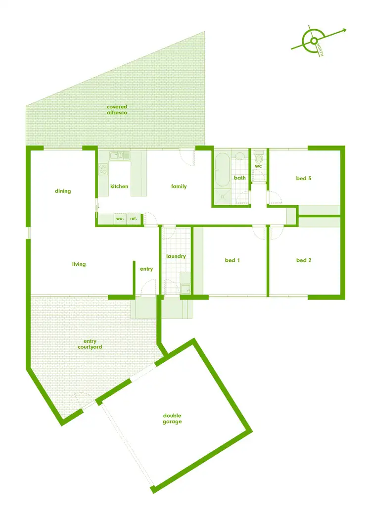 Floorplan of Homely house listing, 99 O'Halloran Circuit, Kambah ACT 2902