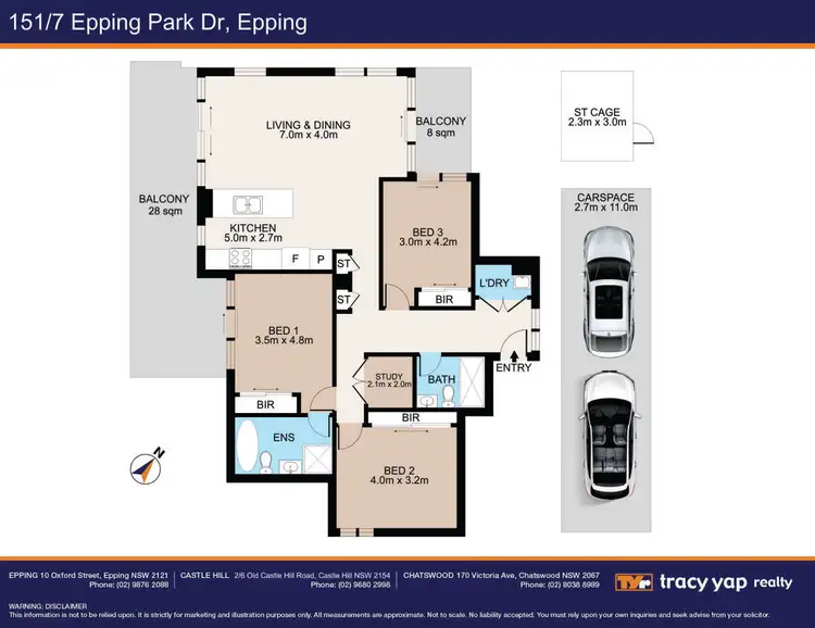 Floorplan of Homely apartment listing, 151/7 Epping Park Drive, Epping NSW 2121